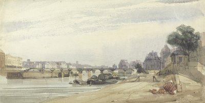 De Pont des Arts, Parijs door Thomas Shotter Boys